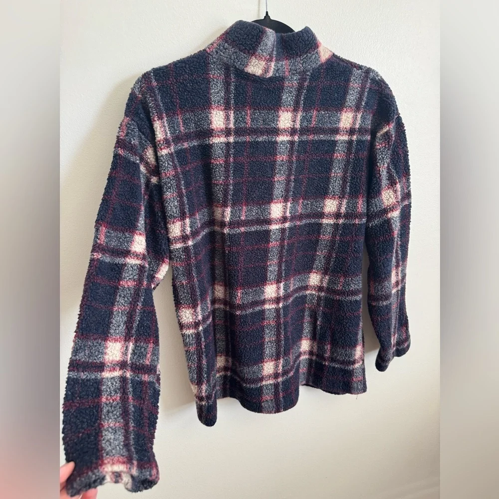 Vintage Cenza Quarter Zip Plaid Size Small - Picture 3 of 4